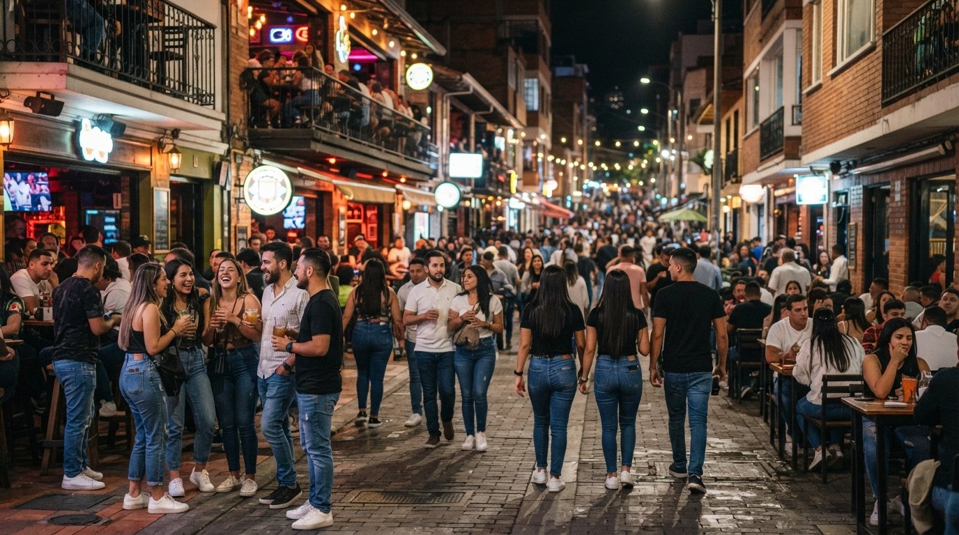 Zona T / El Retiro, Bogotá: where the city dresses up after dark